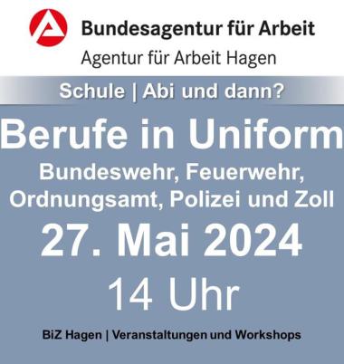 27. Mai 2024 // Hagen // Berufe in Uniform