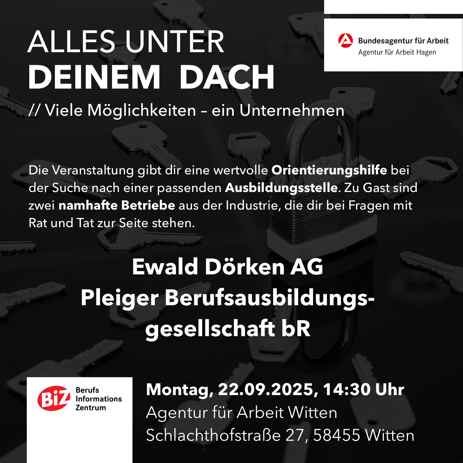 22. September 2025 // Witten // Alles unter einem Dach!