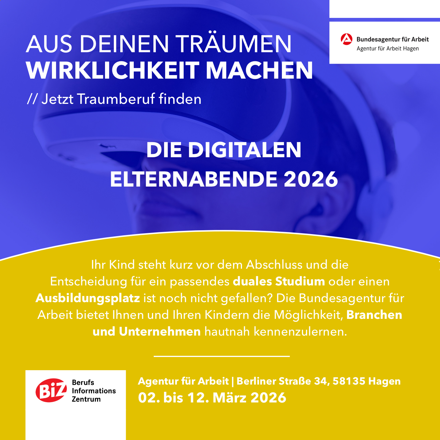 2. - 12. März 2026 // Online // Digitale Elternabende 