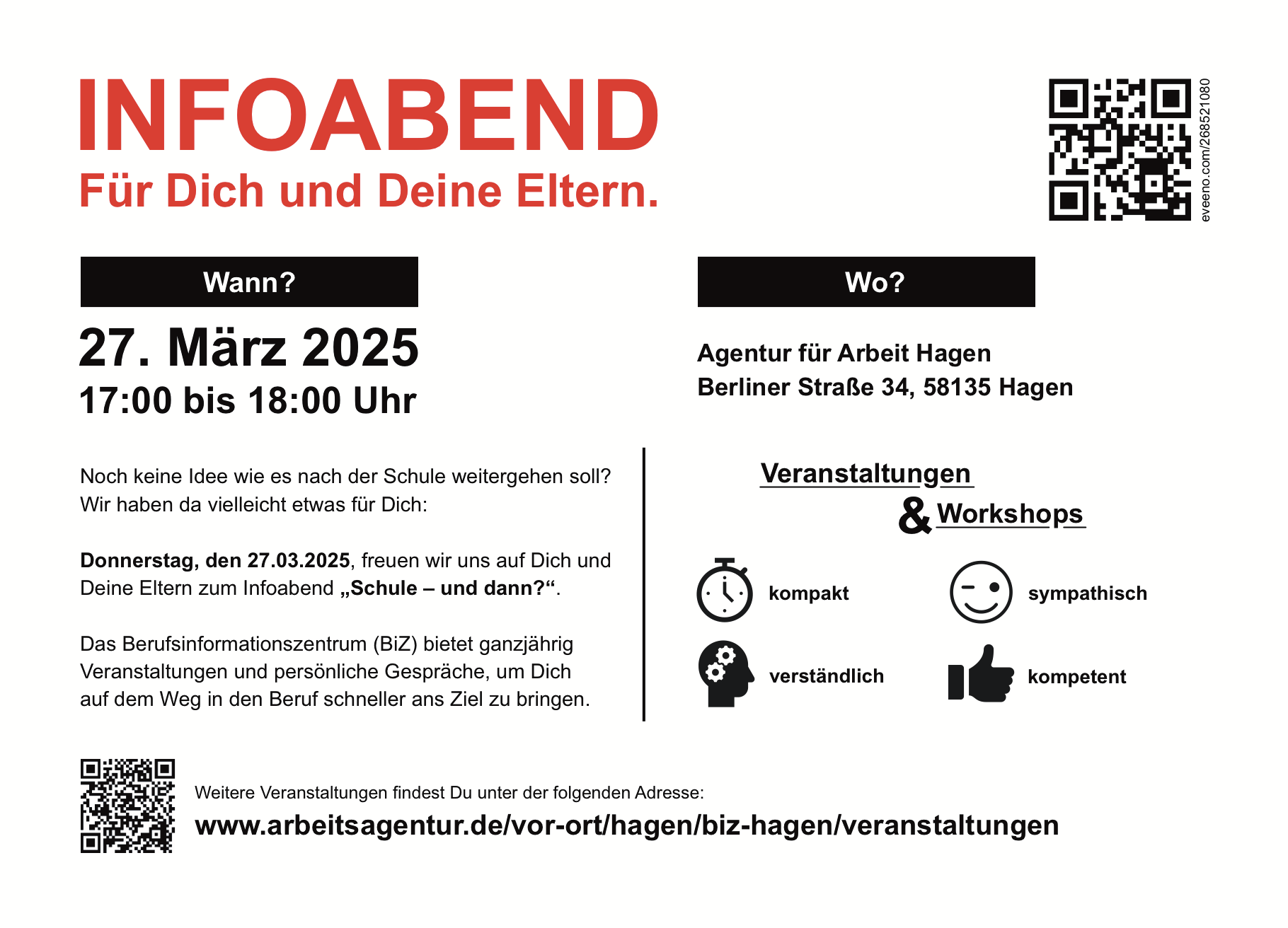 27. März 2025 // Hagen // Elternabend Sek II