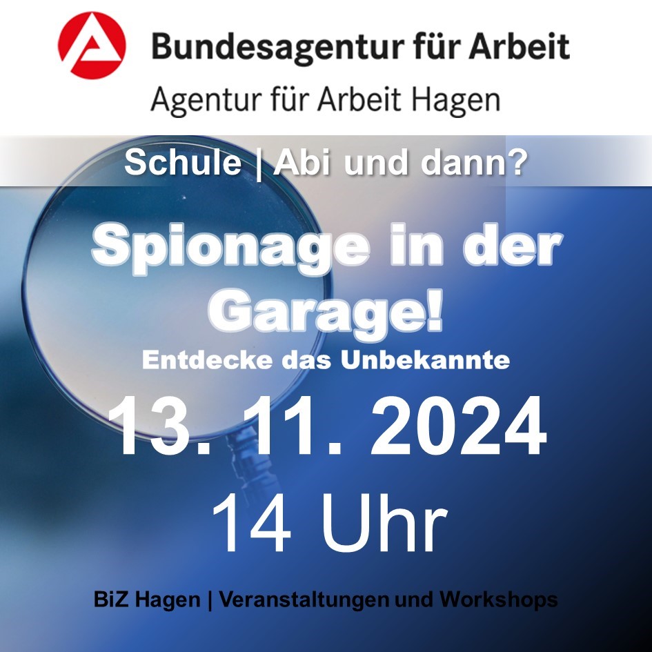 13. November 2024 // Hagen // Spionage in der Garage 